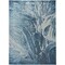 Homeroots 63 x 91 in. Silver or Blue Polypropylene or Polyester Rug 375039 - alternate 2